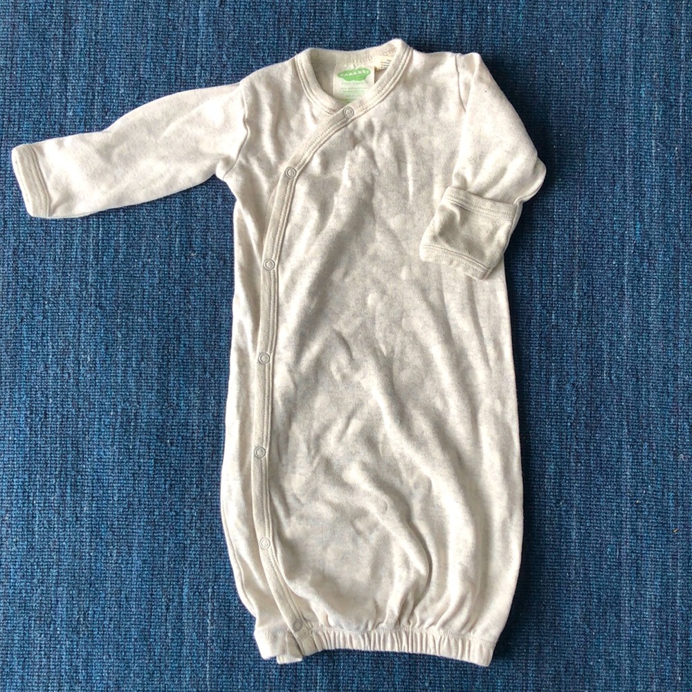 Parade Organics Newborn Kimono Sleep Gown - Size 0-3 months